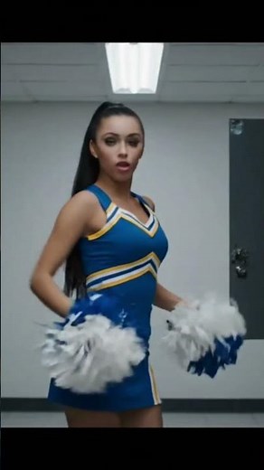 Male To Female Cheerleader Shapeshifting Magic Transformation Made with VEO 3