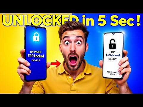 How to Bypass ANY Android FRP Lock in 2025 - 100% Working Method!
