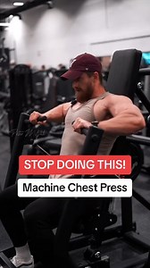 Machine Chest Press - This goes for all machine chest presses (decline, incline, flat). The principle applies for all… which is to 1. Set the machine up properly that feels right for you. 2. Make sure your elbow/wrists are stacked and in the direction of the machine path. 3. Focus on pulling hands together while driving biceps into your pecs. - 1 on 1 Coaching Available - Click the link in Bio! - #gymtiktok #gymtime #fittok #chestworkout #chestday #gymtips | Petermiljak