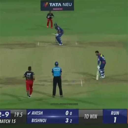 RCB needed 1 wicket and LSG needed 1 run off 1 ball. mankad missed, helmet thrown,kohli anger.This was PEAK CINEMA