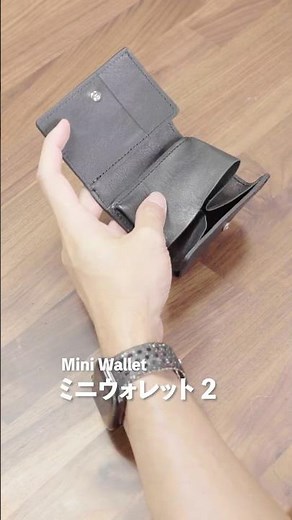 Mini Wallet Ⅱができるまで｜革の裁断から縫製・仕上げまで #革財布 #レザークラフト #革小物 #財布作り #ハンドメイド #日本製 #LeatherCraft #MiniWallet