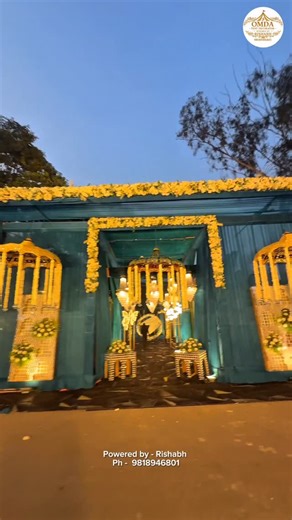 Omda Tent & Decorators on Instagram: "Budha Park me royal andaaz ka setup 👑 Jahan class milti hai perfection se — @omdatentdecorators ✨ Har function ko bana de shaahi yaadgar Powered by Rishabh #omdatentdecorater #weddinginspiration #weddingplanner #wedding #decoration"