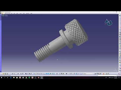 Catia V5 - Knurling Screw {full tutorial soon}😋
