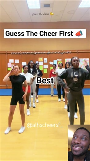 ❤️💛📣 ALHS GUESS THE CHEER FIRST #cheer #cheerleading #highschool #challenge