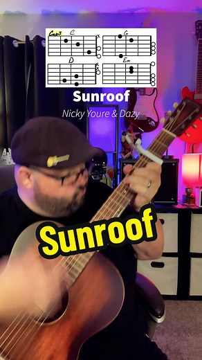 Learn How to Play 'Sunroof' by Nicky Youre and Dazy on Guitar!
