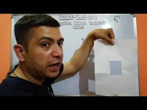 Discharge through rectangular orifice