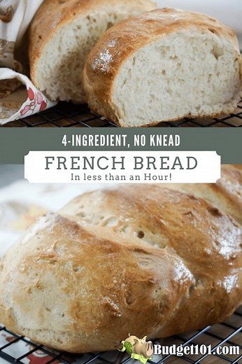 4-Ingredient French Bread - by Budget101