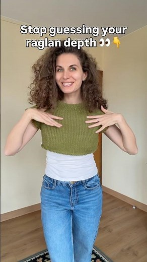 When knitting a top-down raglan sweater, here’s a fitting hack that truly changes everything: