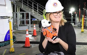 snoopy returns to space on NASA's artemis I moon mission