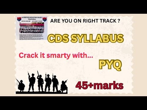 All ABOUT UPSC CDSE EXAM | ARE YOU ON RIGHT TRACK ? | STRATEGY WITH PYQ