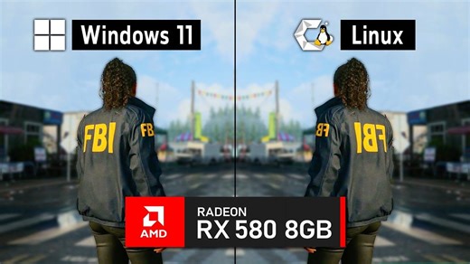 Windows 11 vs. Linux Cachy OS – FPS差别大吗？ | RX 580🔥