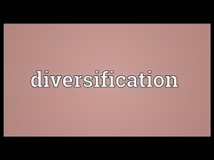Diversification Meaning