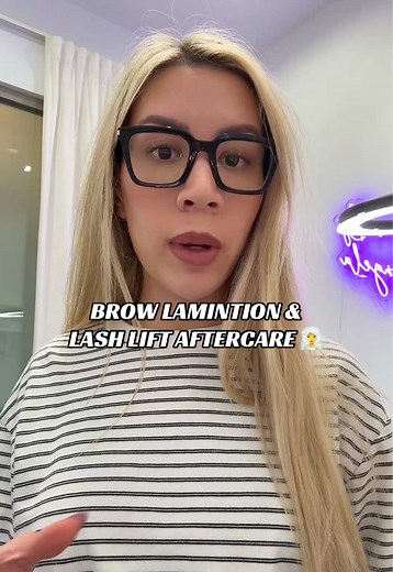 Brow Lamination and Korean Lash Lift Aftercare Tips