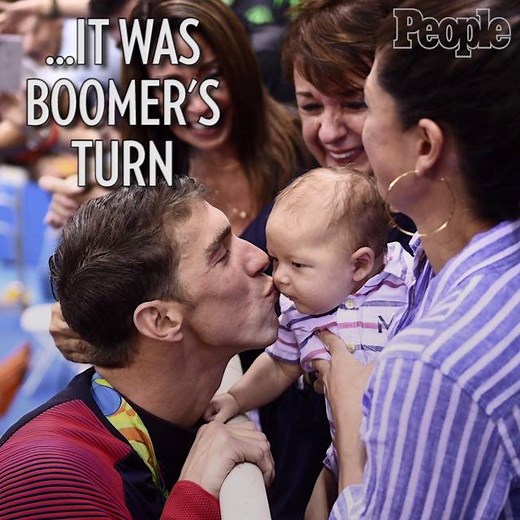 204K views · 423 shares | Michael Phelps celebrates his 22nd Gold medal with his adorable son Boomer! | People | Facebook