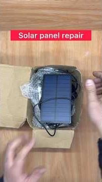 Solar panel repair. This video is for educational purposes only. #tvrepair #electronics #education