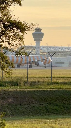 THIS CONDOR A321 LOOKS INCREDIBLE IN THE GOLDEN LIGHT! 🌅 🔥✈️