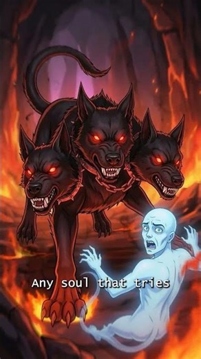 Why Cerberus KEEPS Souls IN (Not Out) #mythologyshorts #greekmythology