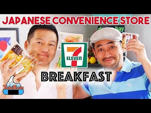 Japan 7-11 Breakfast from a Convenience Store