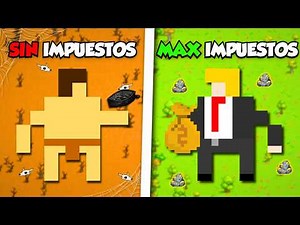 Kingdom WITHOUT Taxes vs Kingdom with MAXIMUM Taxes in WorldBox