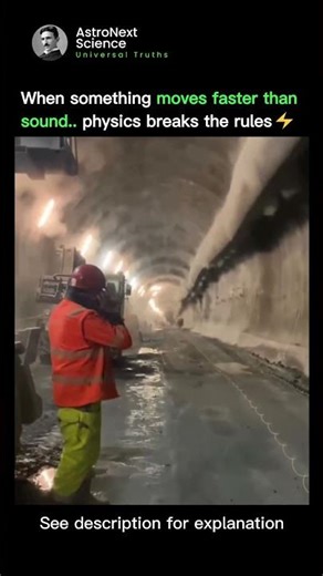 moves faster than sound… ⚡#physics #experiment #science #education #usa