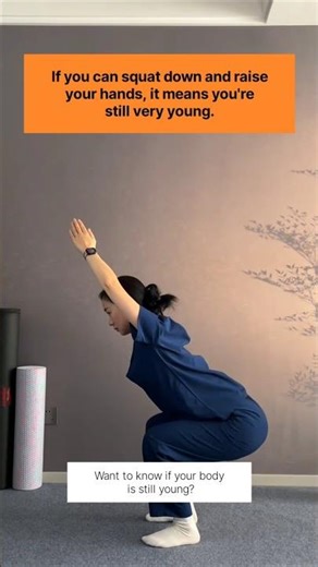 If You Can Do This Squat Test, You’re Still Young! 💪🔥 #shorts #yoga #viral