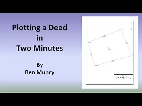 Plot a Deed in Two Minutes
