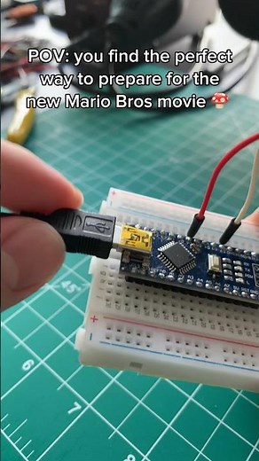Arduino + Mario Bros = Perfection #engineering #electronics #arduino