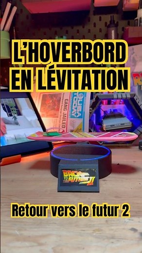 L'hoverboard de Retour vers le futur en lévitation 🛹 🚀 #bttf #backtothefuture #3dprinting #diy