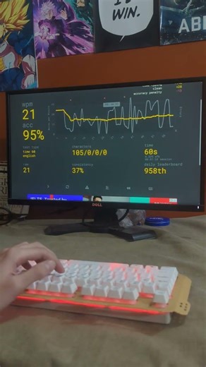 Can I Type with My Keyboard Flipped? 🔥 #typing