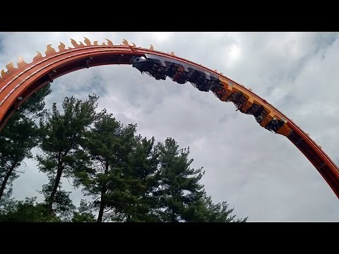 Fireball off-ride HD @60fps Six Flags New England