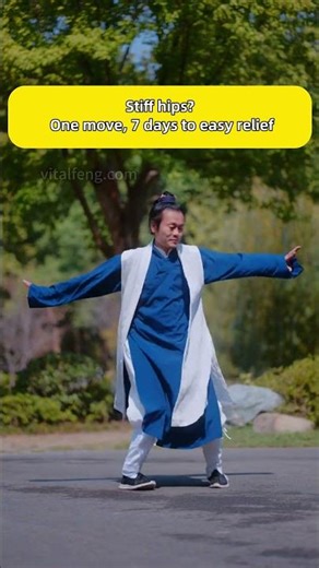 One exercise! Loosen tight hip joints in 7 days.