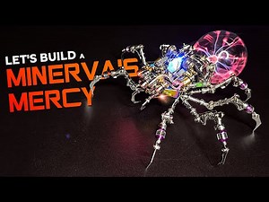 "Minerva's Mercy" a Metal Spider with Plasma Ball | Mecrob 3D Kit Built model