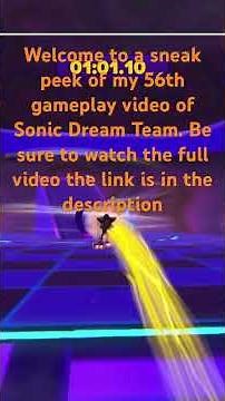 Sonic Dream Team 56th gameplay video sneak peek #sonicdreamteam #sonicthehedgehog #arcade #gaming