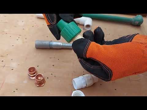 How to join pipes of different materials, such as copper, Tuboplus (PPR), galvanized, PVC, CPVC...