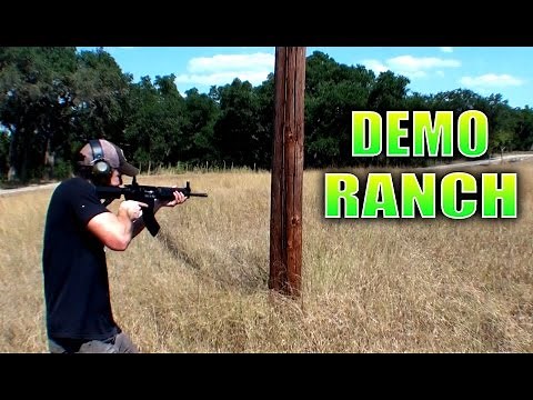 Shooting a Telephone Pole in Half