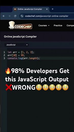 ⚡ JavaScript Output Questions Asked in Real Interviews! 2025 (0-3)