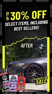 Up to 30% off best-selling kits, gear & more for Father’s Day. Get Dad something he really wants this year! | Chemical Guys