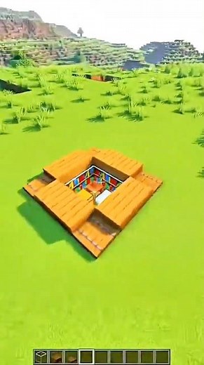 How to build the perfect starter base in Minecraft (Survival Friendly!) 🏠⛏️ #minecraftbuilding