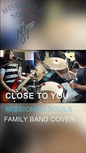 Close To You - Carpenters | Missioned Souls | cover #siblings #familyband #studiocover