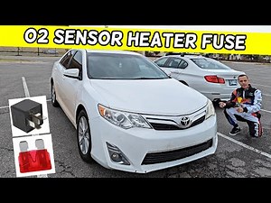 TOYOTA CAMRY 02 SENSOR HEATER FUSE LOCATION, OXYGEN SENSOR HEATER BANK 1 SENSOR 1 2 FUSE 2012-2014