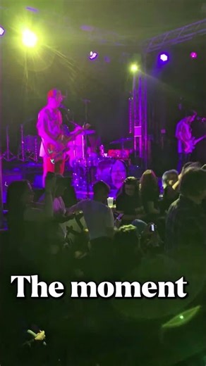 Who has sat down next to Dolly Daggerz whilst she sings Drowning in the crowd? #upcomingbands