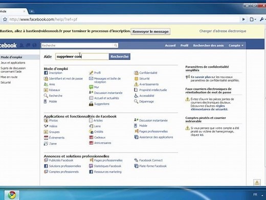 Comment supprimer ou bloquer un compte facebook ?