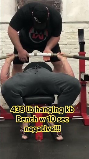 HANGING KETTLEBELL BENCH — NEXT LEVEL STABILITY & STRENGTH! #powerlifter #motivation