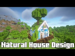 Natural House Design in Minecraft 🌿 | Cozy Organic Build