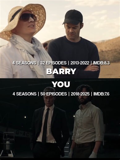 top 20 shows part 2 #barry #you #tv #mediatok #fyp | barry