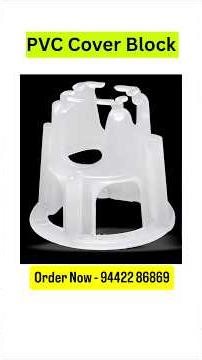 PVC Cover Block for Construction #coverblock #construction #concrete #mason