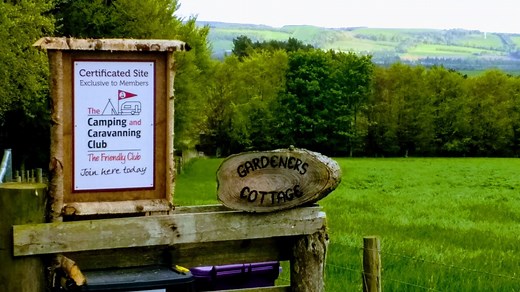 Forfar - Gardeners Cottage Campsite - The Camping and Caravanning Club