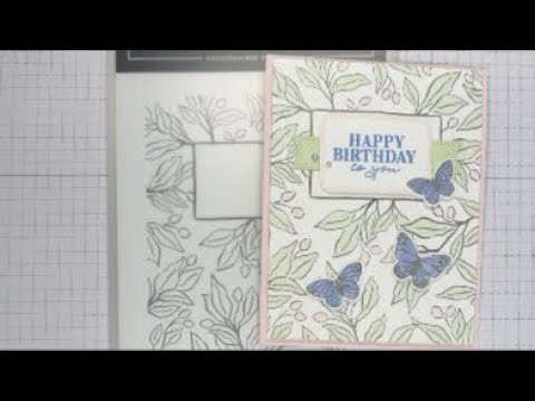 Stampin’ Up! Nature’s Frame Birthday Card Tutorial #diy #papercrafting #cardmaking #birthdaycard