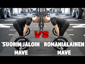 Suorin jaloin maastaveto VS Romanialainen maastaveto