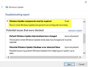 Windows Update-Komponenten müssen repariert werden Fehler unter Windows 11/10